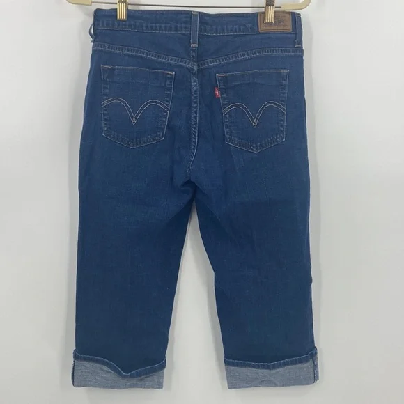 Levi’s 515 jean capri cuffed 5 pockets Size 8 - Picture 13 of 15